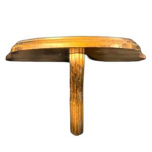 VTG Oak Wood Wall Hanging Knick Knack Display Shelf 12" x 8"